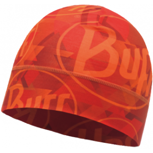 Buff Microfiber Hat Logo Orange Fluor