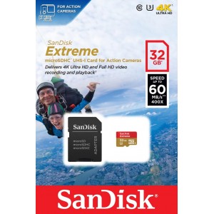 SanDisk Tarjeta Micro SD Extreme 32GB (2 unidades)