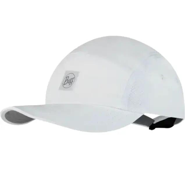 BUFF GORRA 5 PANEL GO SOLID WHITE