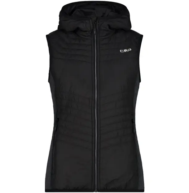 CMP CHALECO KNIT TECH HYBRID VEST FIX HOD MUJER