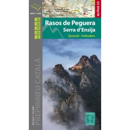 ALPINA MAPA RASOS DE PEGUERA SERRA D'ENSIJA