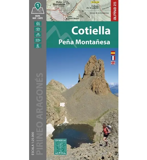 ALPINA MAPA COTIELLA PEÑA MONTAÑESA