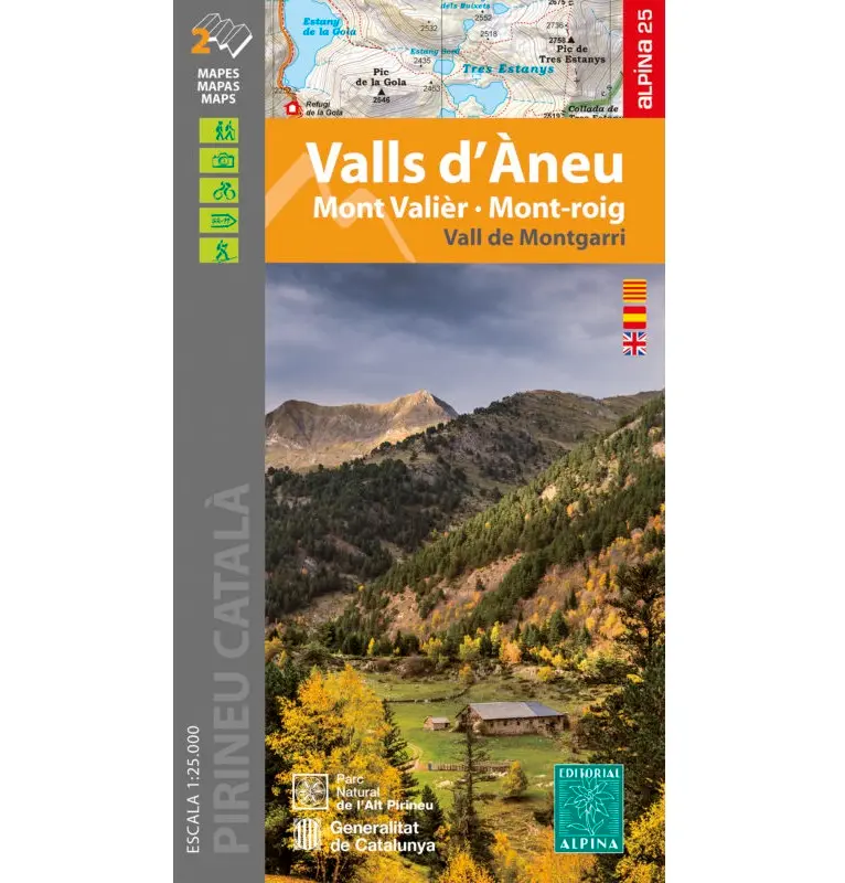 ALPINA MAPA VALLS D'ANEU-MONT VALIER-MONTROIG MONTGARRI