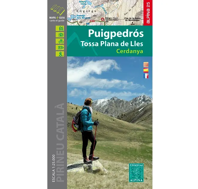 ALPINA MAPA PICA PUIGPEDROS TOSSA PLANA DE LLES CERDANYA