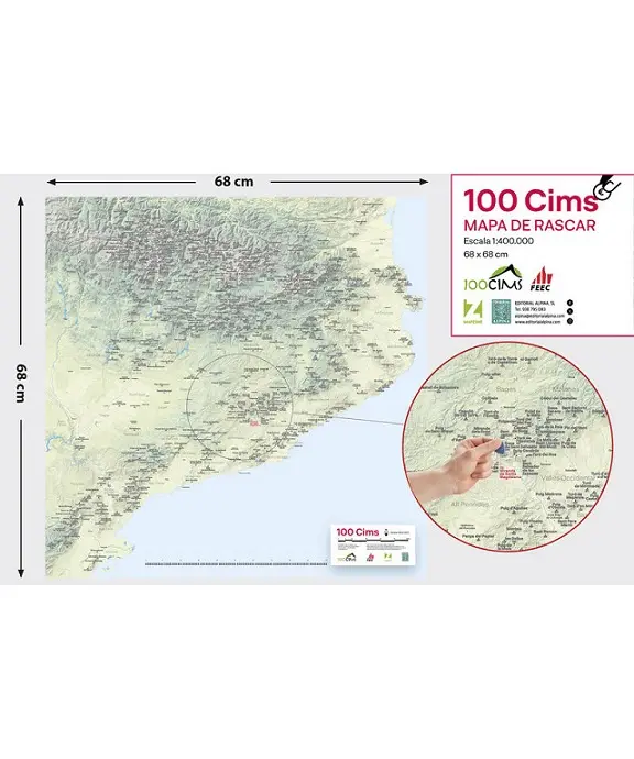 ALPINA 100 CIMS MAPA DE RASCAR FEEC