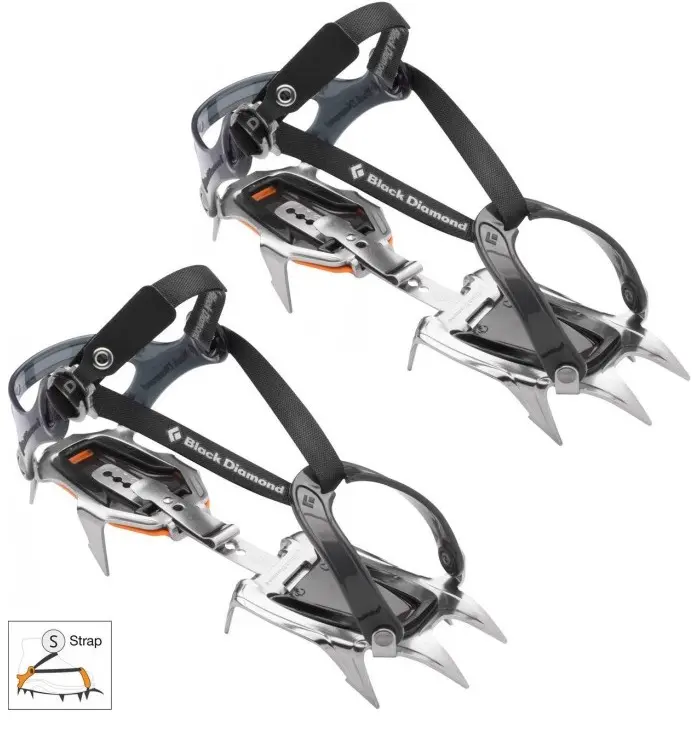 BLACK DIAMOND CRAMPONES CONTACT STRAP INOX