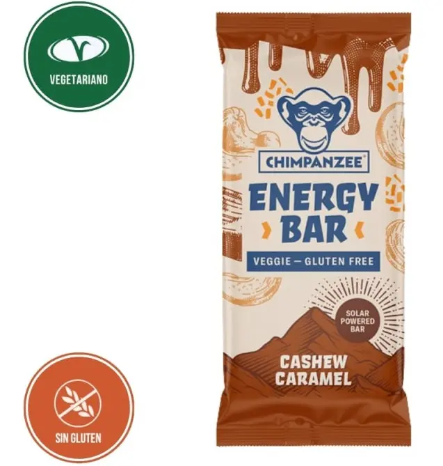 CHIMPANZEE BARRETA ENERGETICA ANACARDS CARAMEL 55g