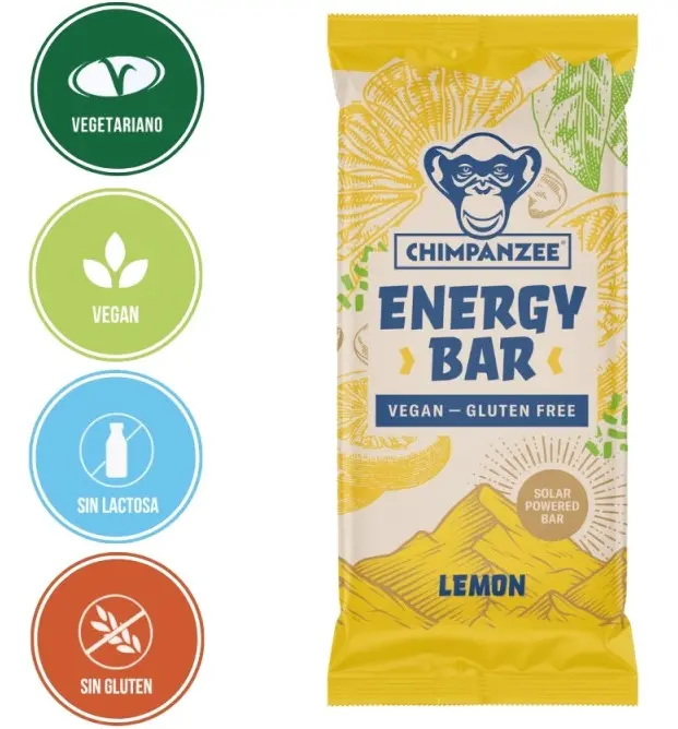 CHIMPANZEE BARRITA ENERGETICA LIMON 55g