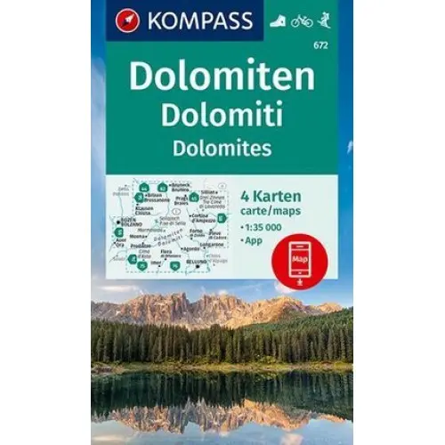 KOMPASS MAPA DOLOMITAS