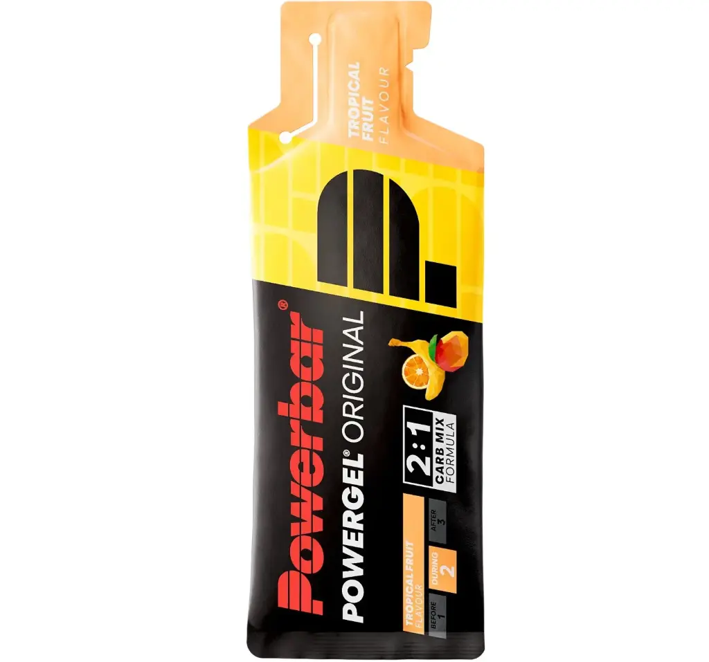POWERBAR GEL FRUITES TROPICALS + SODI