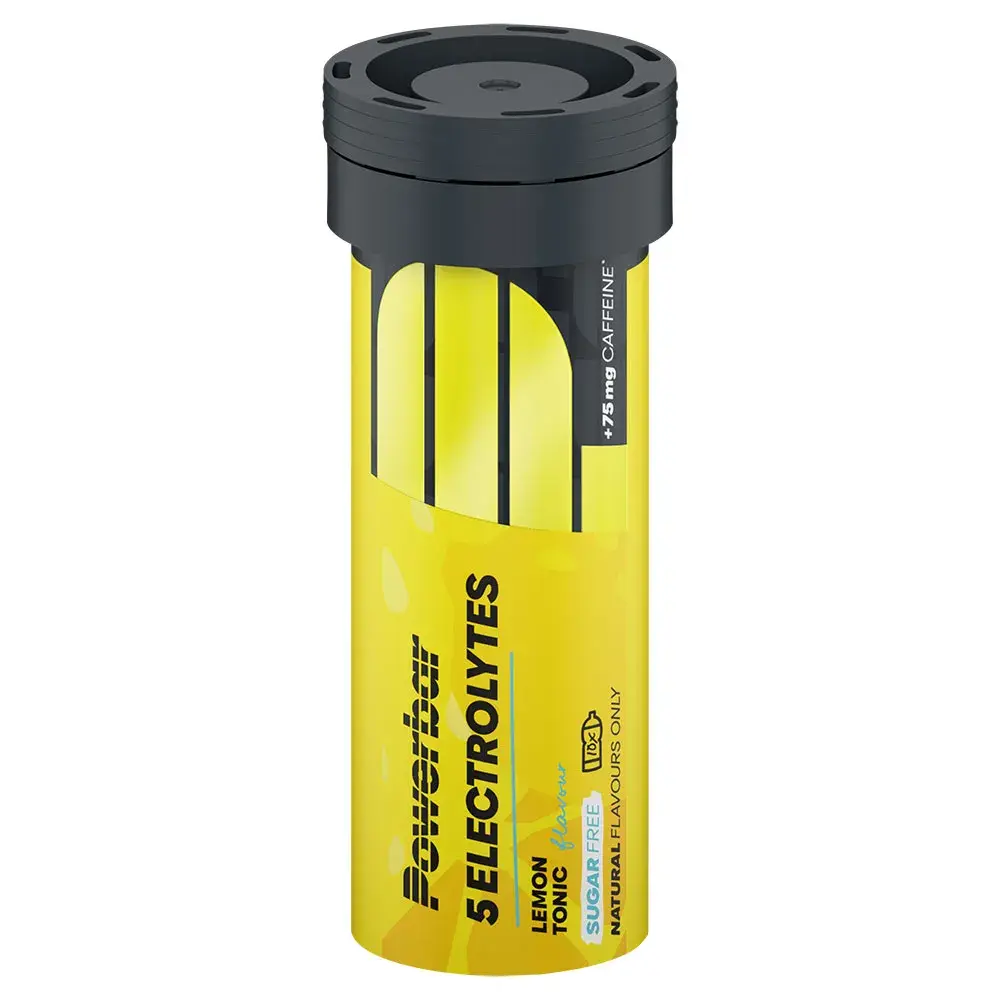 POWERBAR ELECTROLITOS 5 LIMON + CAFEINA