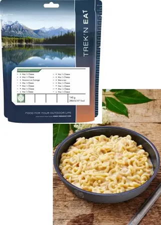 TREK'N EAT MACARRONES CON QUESO 140g