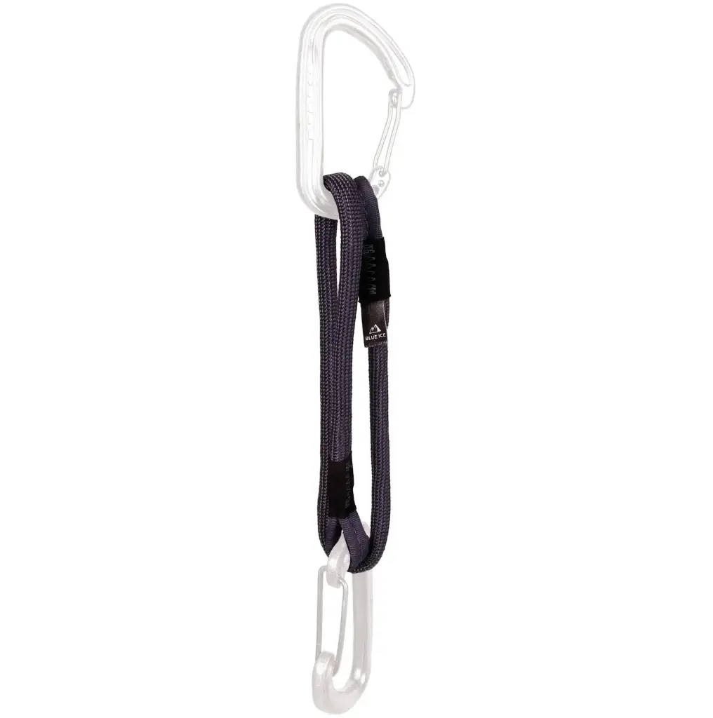 BLUE ICE CINTA EXPRESS EXTENSIBLE ALPINE RUNNER 55CM + MOSQUETONS