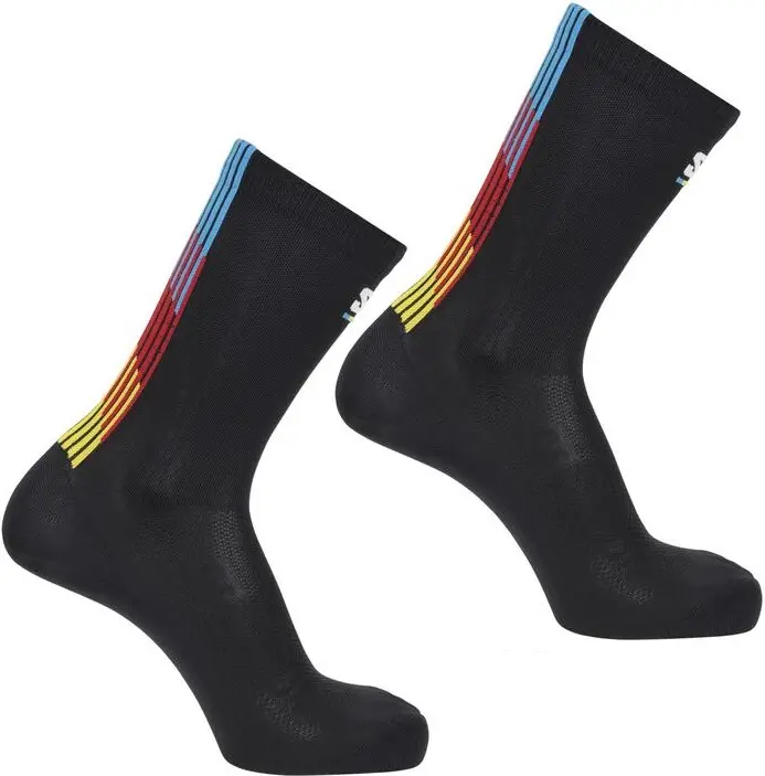 SALOMON MITJONS PULSE RACE FLAG CREW