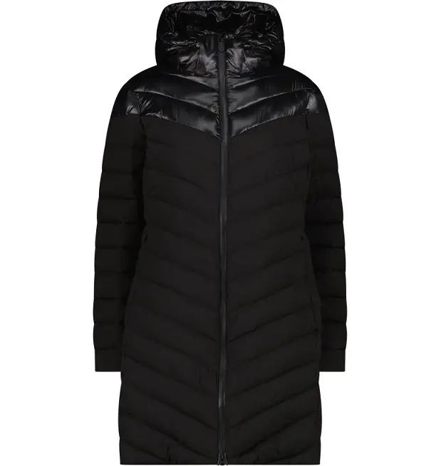 CMP PARKA FIBRA WOMAN COAT SNAPS HOOD W