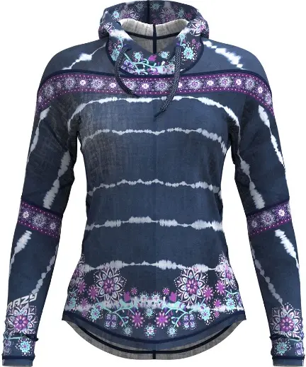 CRAZY CAMISETA PULL IBEX TIE DYE MUJER
