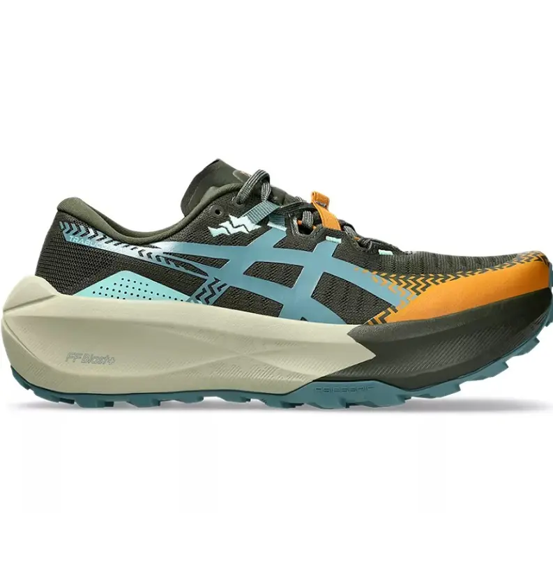 ASICS SAB. GEL TRABUCO MAX (NEGRE/GROC)