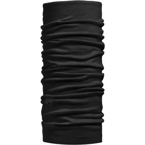 [10063700] BUFF MERINO LIGHTWEIGHT SOLID BLACK
