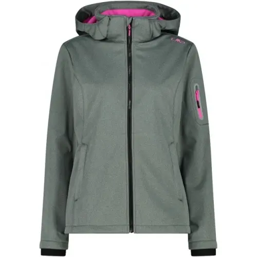 CMP CHAQUETA SOFTSHELL WOMAN JACKET ZIP HOOD MUJER