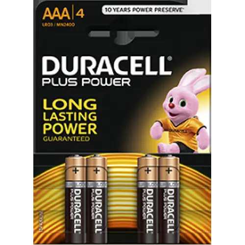 [4018457] DURACELL PLUS POWER PILA ALCALINA AAA