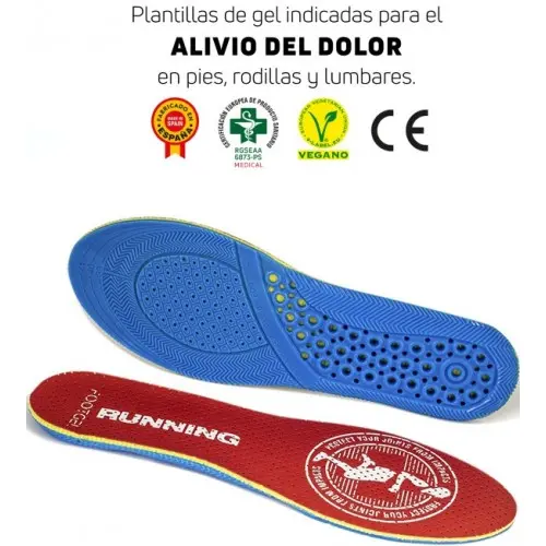 FOOTGEL PLANTILLA ANATOMICA RUNNING