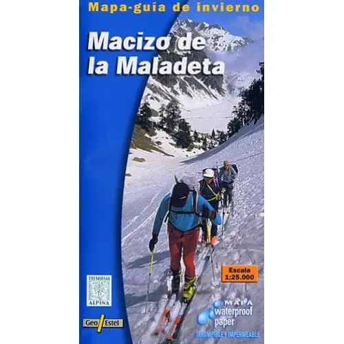 [ALP04529] ALPINA MAPA MACIZO DE LA MALADETA INVIERNO