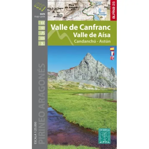 [ALP05528] ALPINA MAPA VALLE CANFRANC, VALLE DE AISA, CANDANCHU ASTUN