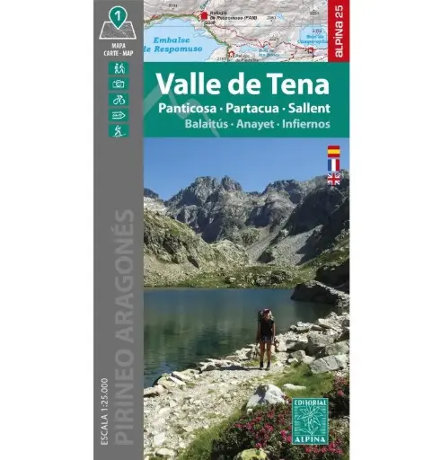 [ALP09582] ALPINA MAPA VALLE DE TENA PANTICOSA PARTACUA SALLENT