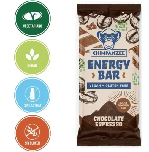 [CH0100CE] CHIMPANZEE BARRITA ENERGETICA XOCOLATA EXPRESSO 55g