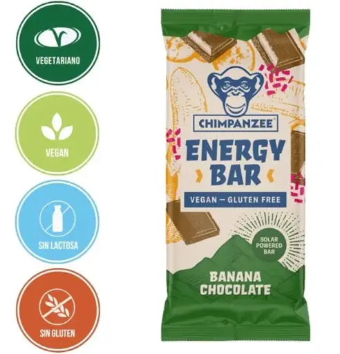 [CH0100PC] CHIMPANZEE BARRITA ENERGETICA PLATANO Y CHOCOLATE 55g