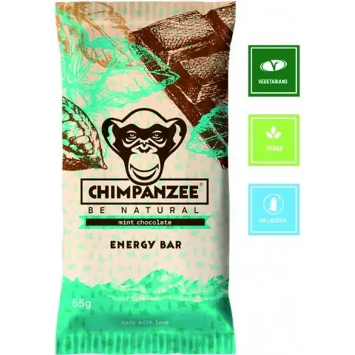 [CHC100MC] CHIMPANZEE BARRETA ENERGETICA MENTA XOCOLATA 55g