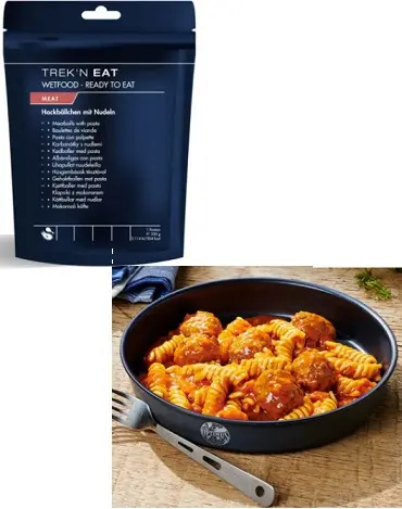 [FS60110235N] TREK'N EAT ALBONDIGAS CON PASTA 350g + BOLSA CALENTADORA