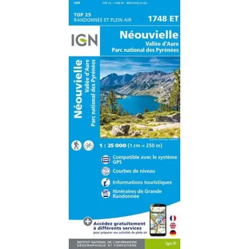 [IGN00631] IGN MAPA NEOUVIELLE VALLE D'AURE