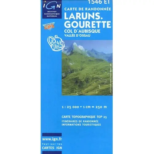 [IGN02367] IGN MAPA LARUNS GOURETTE COL D'AUBISQUE VALEE D'OSSAU