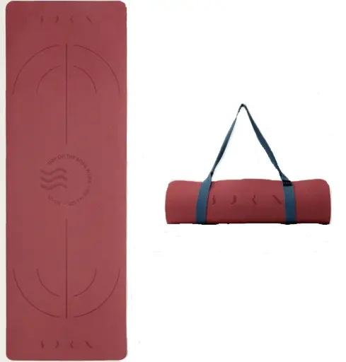 [P22AC022ASUN] BORN LIVING YOGA COCHONETA MAT WAVE