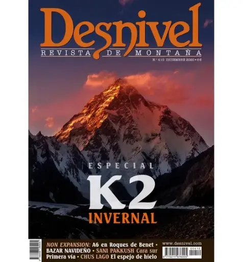 [REV000410] DESNIVEL REVISTA Nº 410 DESEMBRE 20 K2 INVERNAL