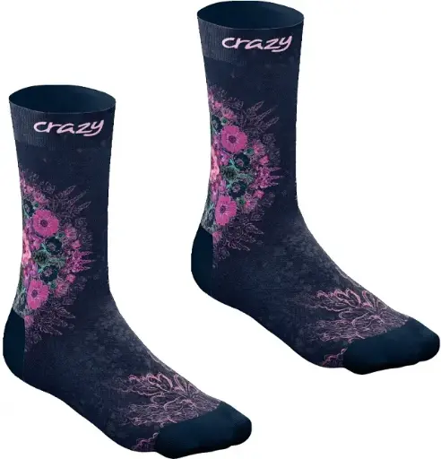 CRAZY CALCETINES RECYCLED SOCKS MANDALA