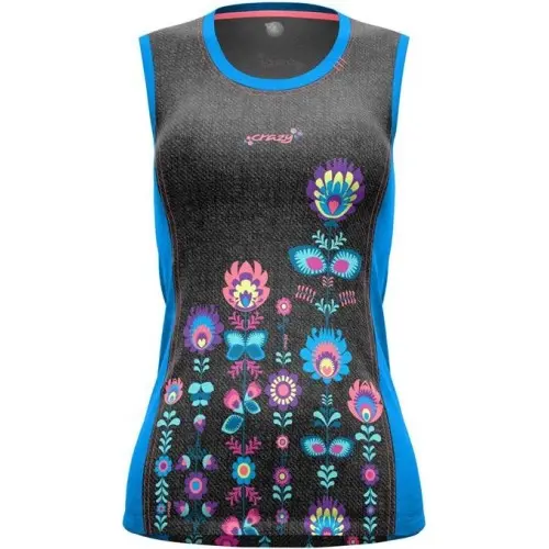 CRAZY SAMARRETA TOP SIRIO MOUNTAIN FLOWER DONA