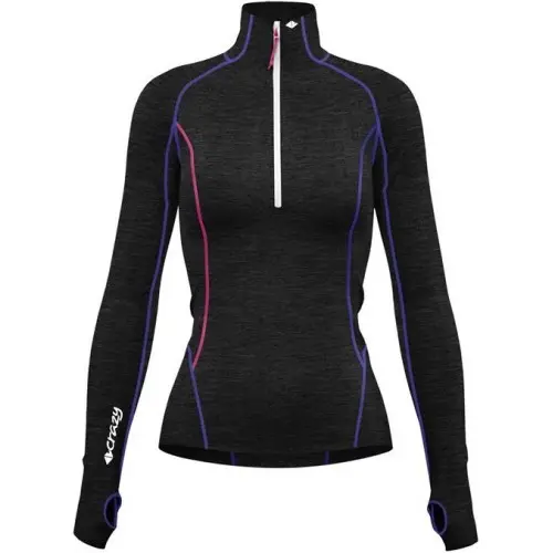 CRAZY SAMARRETA PULL ZIP ALLURE MERINO DONA