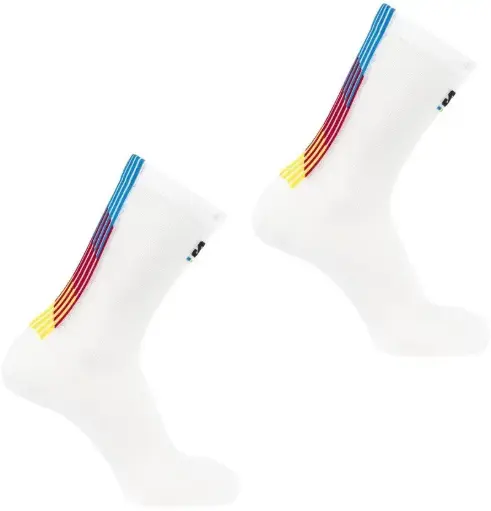 SALOMON MITJONS PULSE RACE FLAG CREW