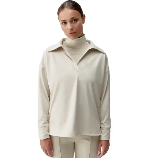 BORN LIVING YOGA JERSEI LUA POLO SWEATSHIRT W
