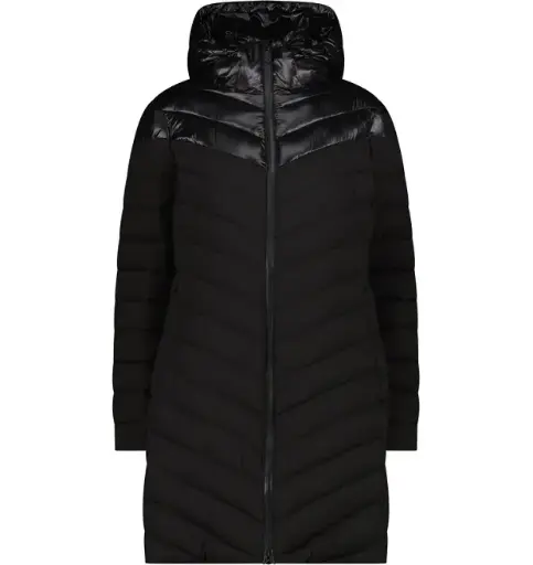 CMP PARKA FIBRA WOMAN COAT SNAPS HOOD W