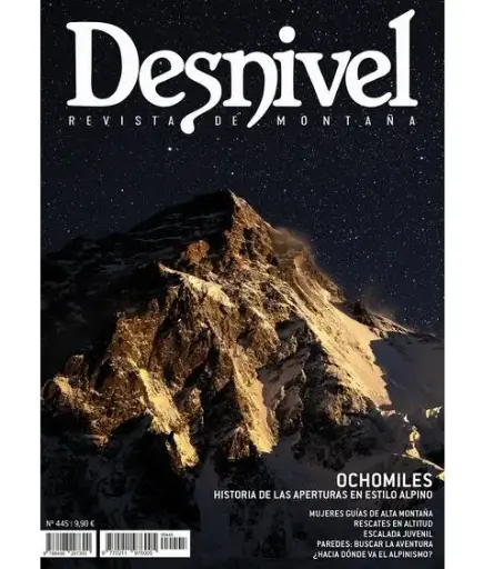 [REV000445] DESNIVEL REVISTA Nº 445 OCHOMILES HISTORIA DE LAS APERTURAS EN ESTILO ALPINO